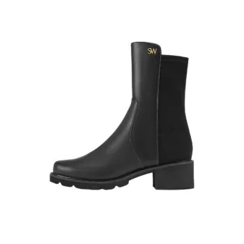 Stuart Weitzman/SW Alina City Ankle Boots Women's Black