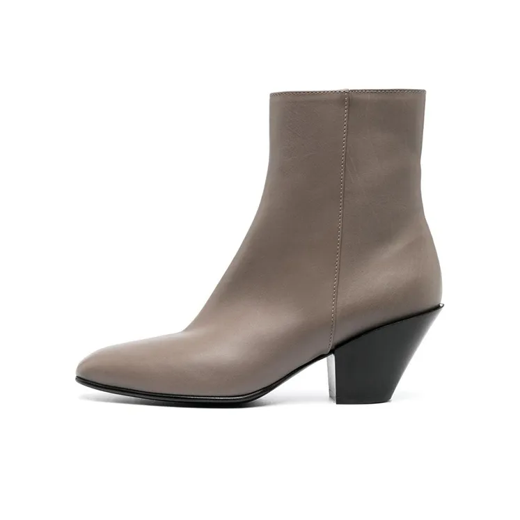 Roberto Festa Allyk 80mm Leather Ankle Boots-0