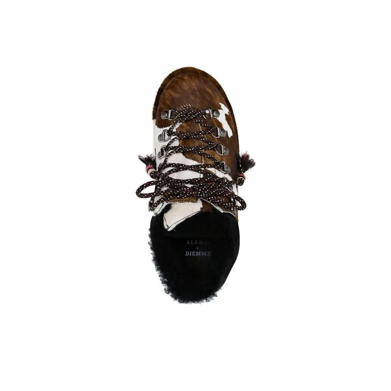 Alanui Panelled Lace Up Boots Women's-4