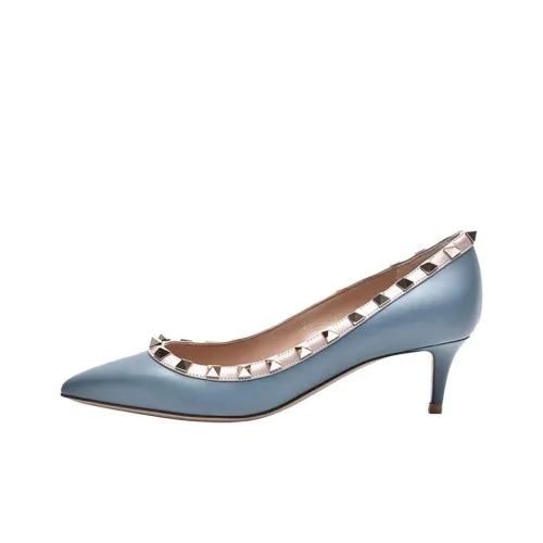 Valentino VLTN GARAVANI Slim Heel High Heels Women's Blue