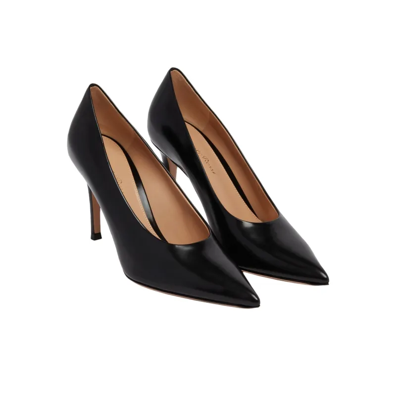 GIANVITO ROSSI Slim Heel High Heels 8.5cm Women's Black-2