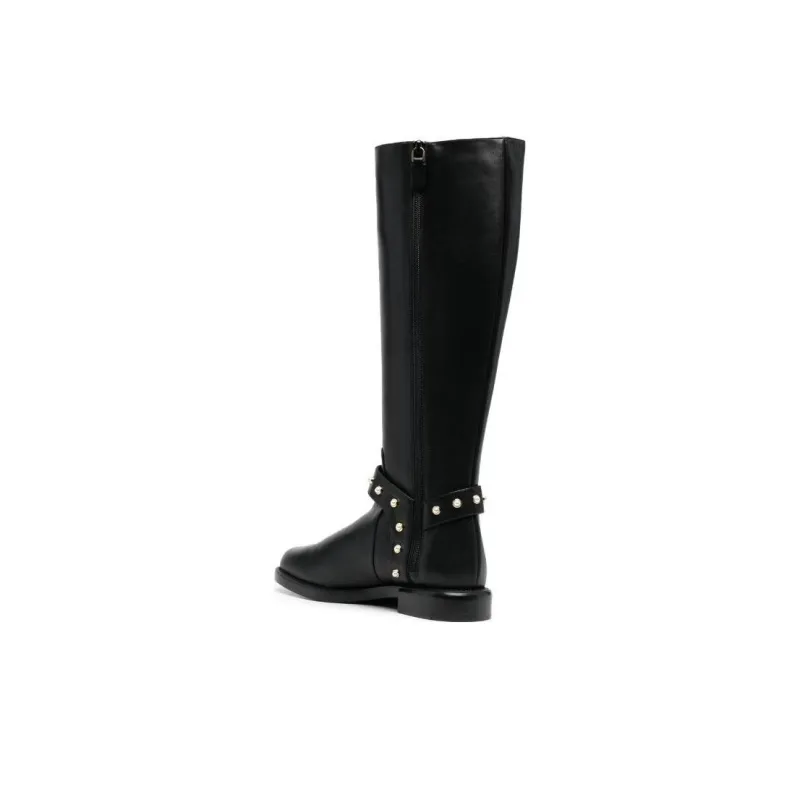 stuart weitzman Studded Knee-high Leather Boots-4
