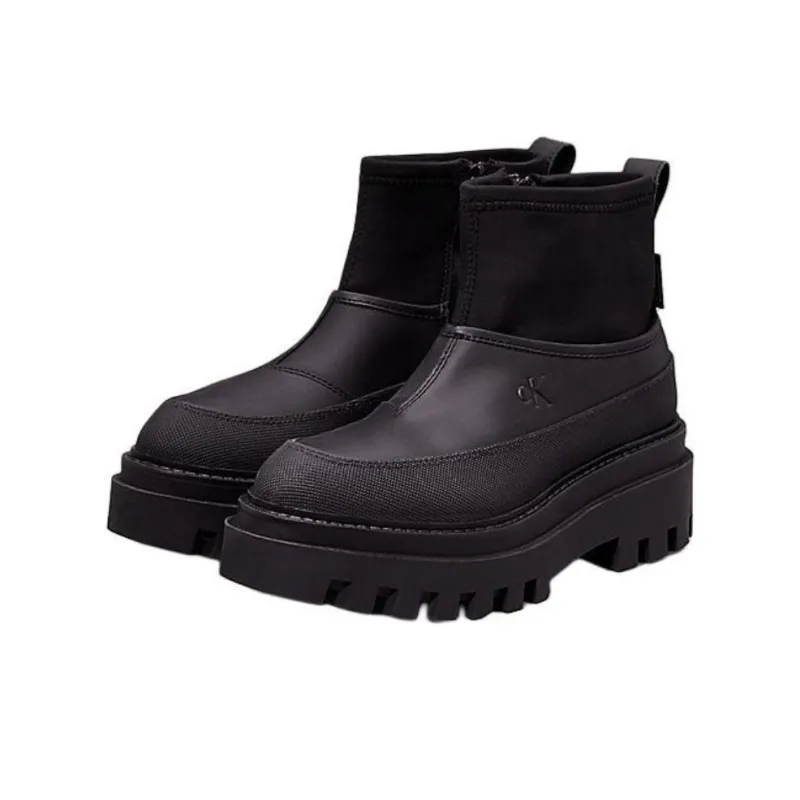 CALVIN KLEIN Breathable Water-Resistant Rain Boots 6cm Women's Black-2
