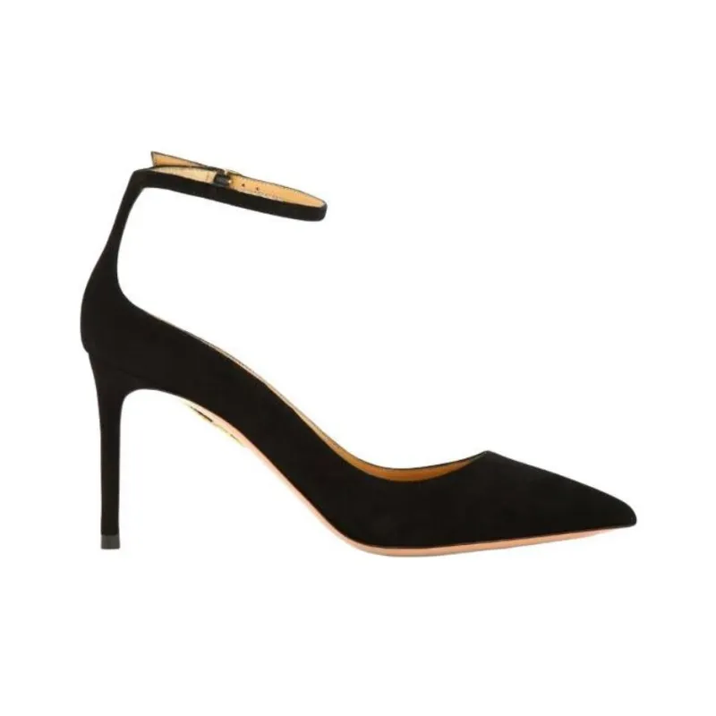AQUAZZURA Love Affair Slim Heel High Heels 8.5cm Women's Black-1
