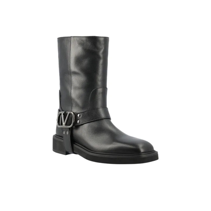 Valentino VLogo Signature Round Toe Boots Women's-2