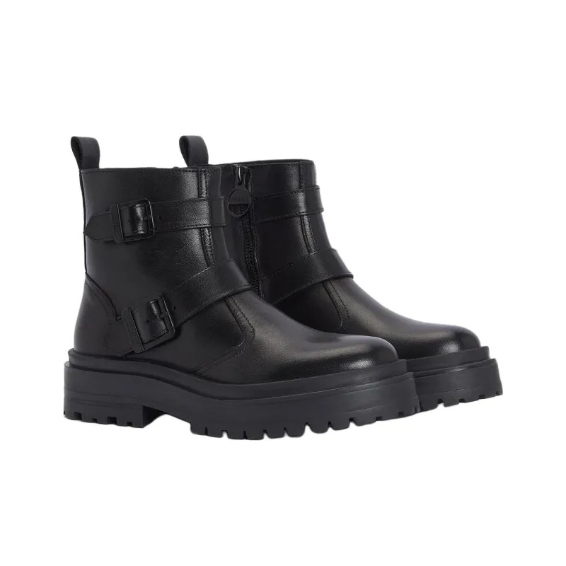 BARBOUR Tasmin Ankle Boots 4cm Women's Black-2