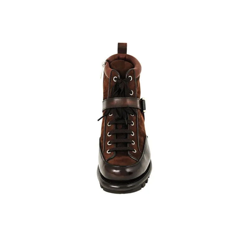 Santoni Draco Ankle Boots Men's Brown-4