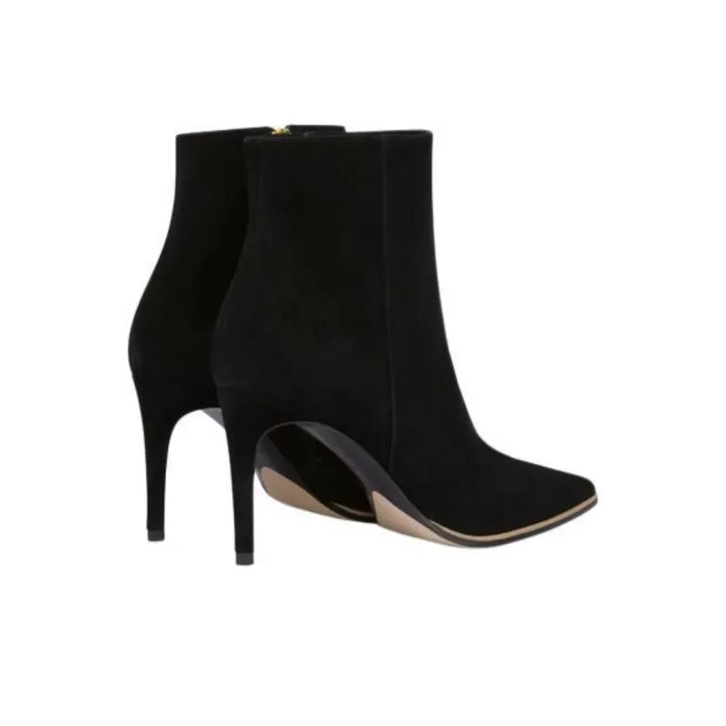 Pollini Attitude Ankle Boots 8.5cm Women's Black-3