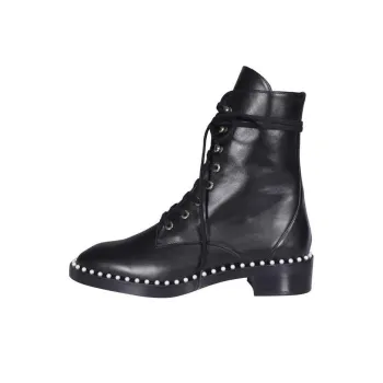 Stuart Weitzman/SW Crew Martin Boot Women's Black