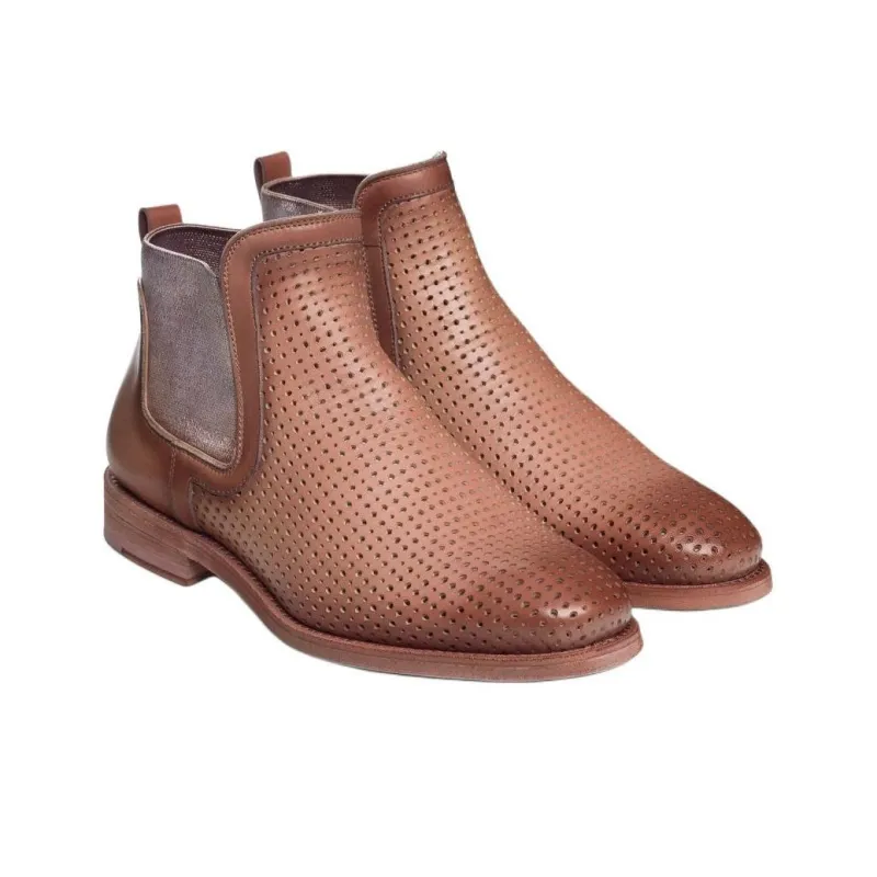 Magnanni Celeste Ankle-Length Chelsea Boots Women's Umber-2
