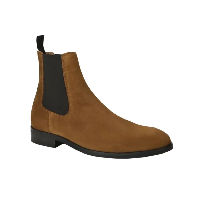 Kurt Geiger London Hunter Chelsea Short Chelsea Boots Men's Tan-2