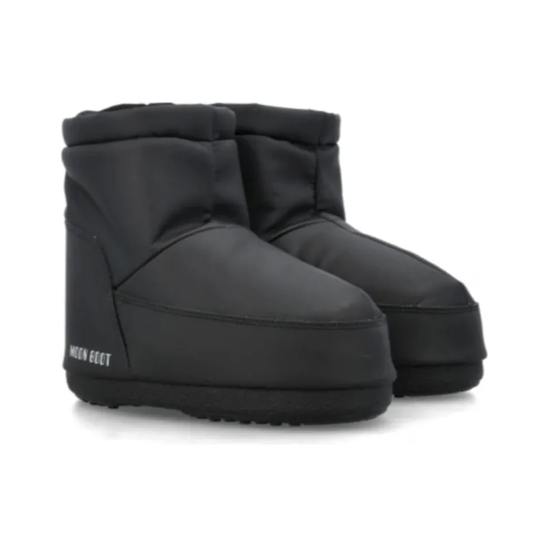 Moon Boot No Lace Rubber Boot Black-2