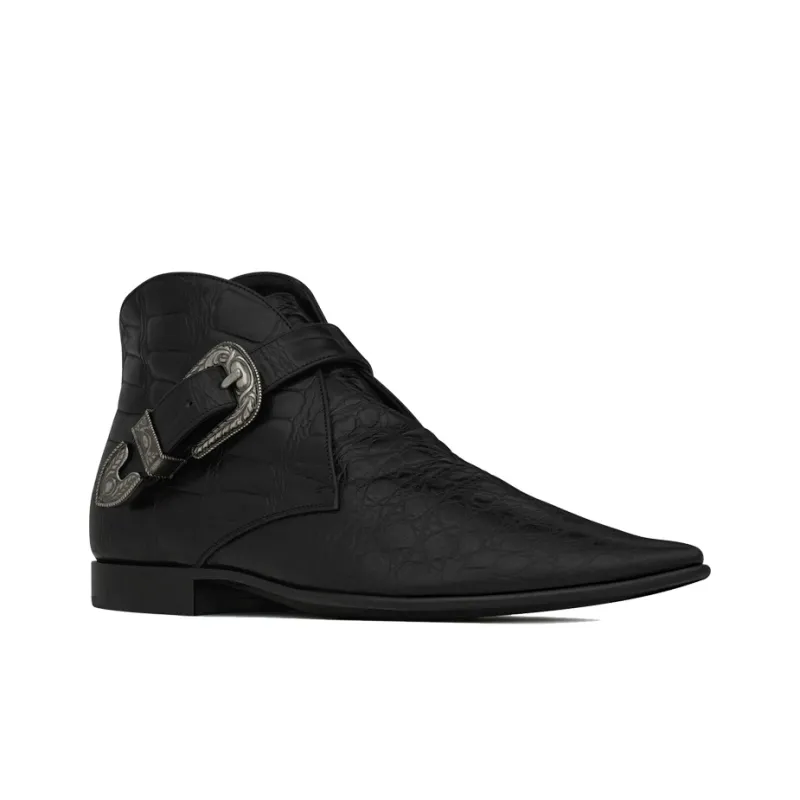 SAINT LAURENT Dixon Buckle Boots-2