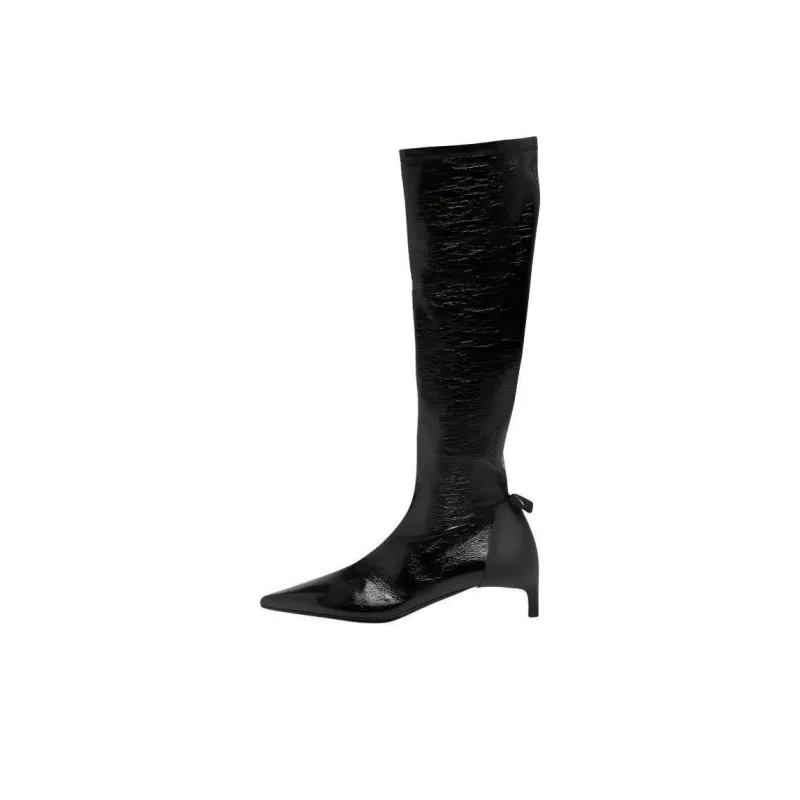 Courrèges Scuba Vinyl 30mm Leather Boots-3