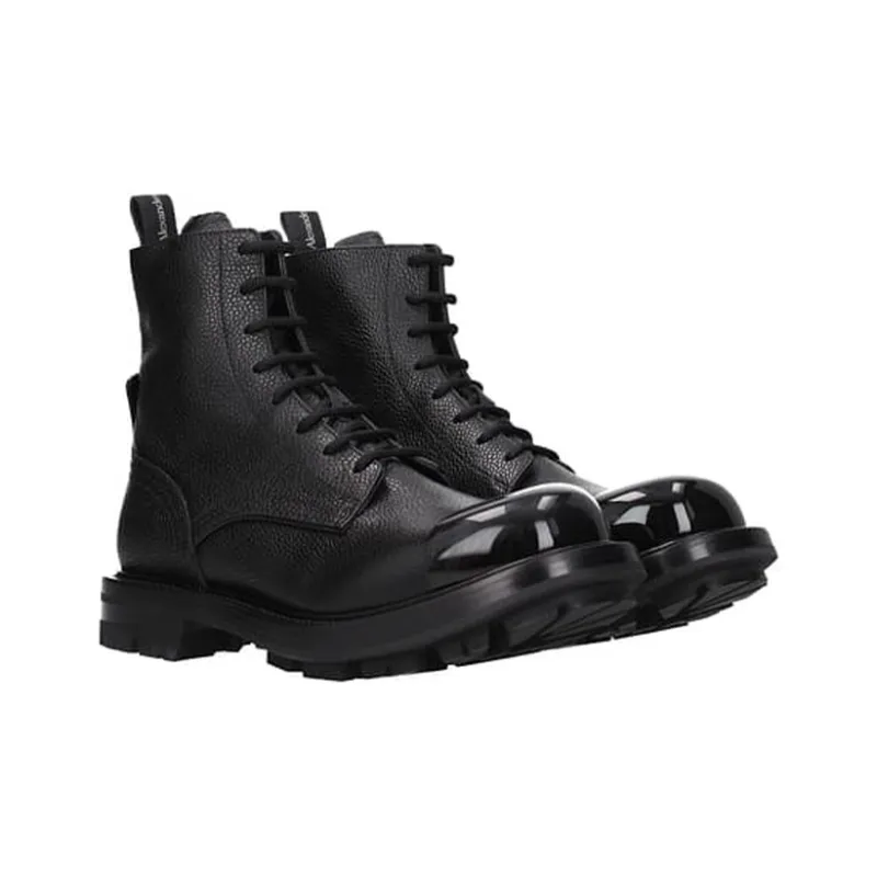 Alexander McQueen Ankle Boots Men's Black-2