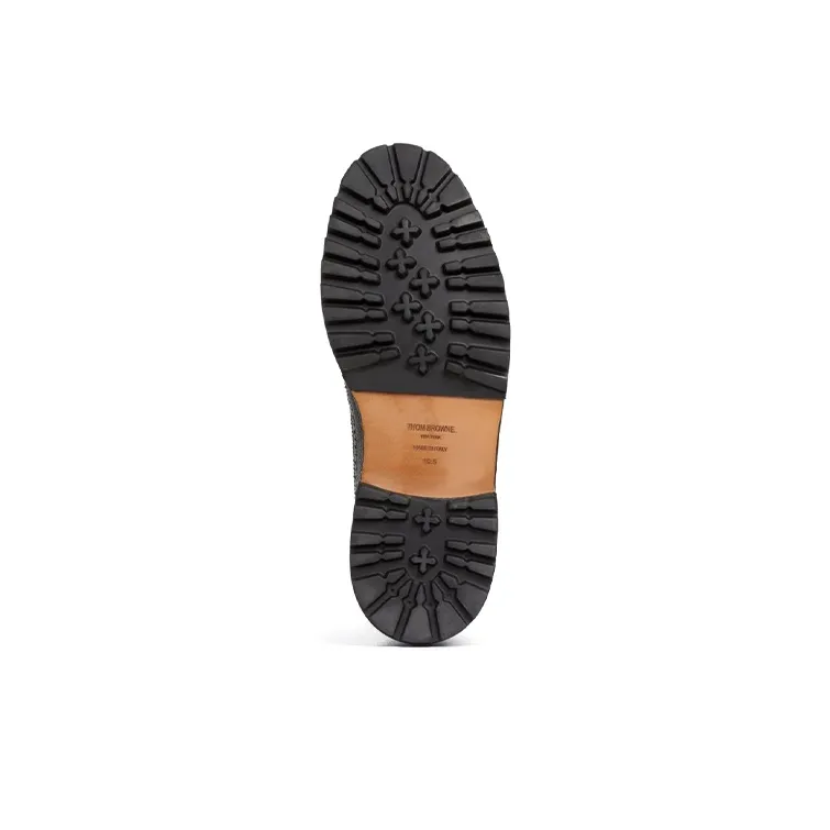 THOM BROWNE Martin Boots Men Black-4