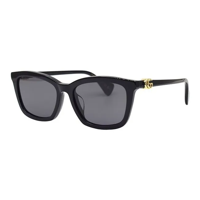 GUCCI Logo plaque Square frame Sunglasses-0