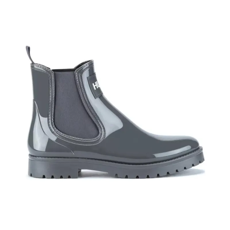 HUGO BOSS Chelsea Rain Boots Short Women's Gray-1