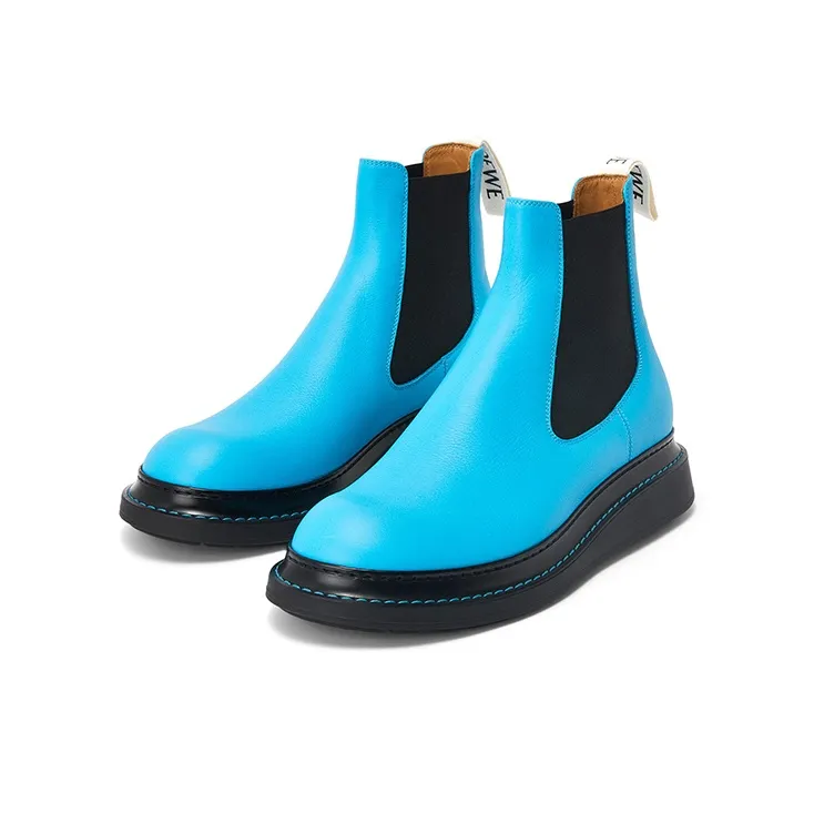 LOEWE Chelsea Boots Men's Blue Black-2