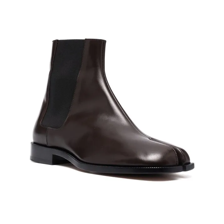 Maison Margiela Tabi Leather Chelsea Boots-2