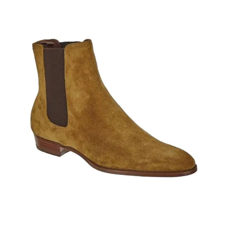 CELINE Chelsea Boots Men's Brown-2