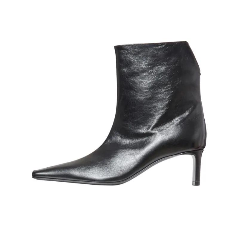 KHAITE Ankle Boots 5.5cm Women's Black-0