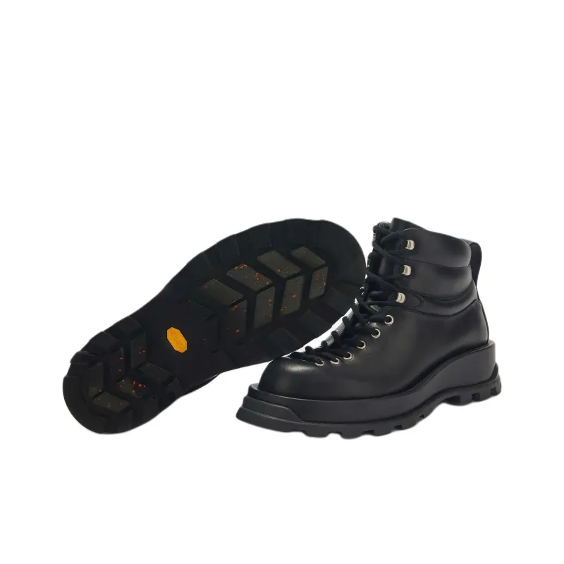 JIL SANDER Lace Up Ankle Boots-5
