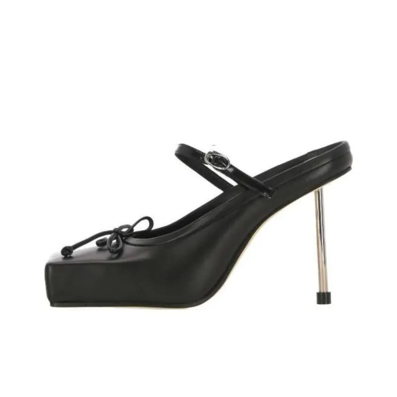 Jacquemus Slim Heel High Heels 10cm Women's Black-0