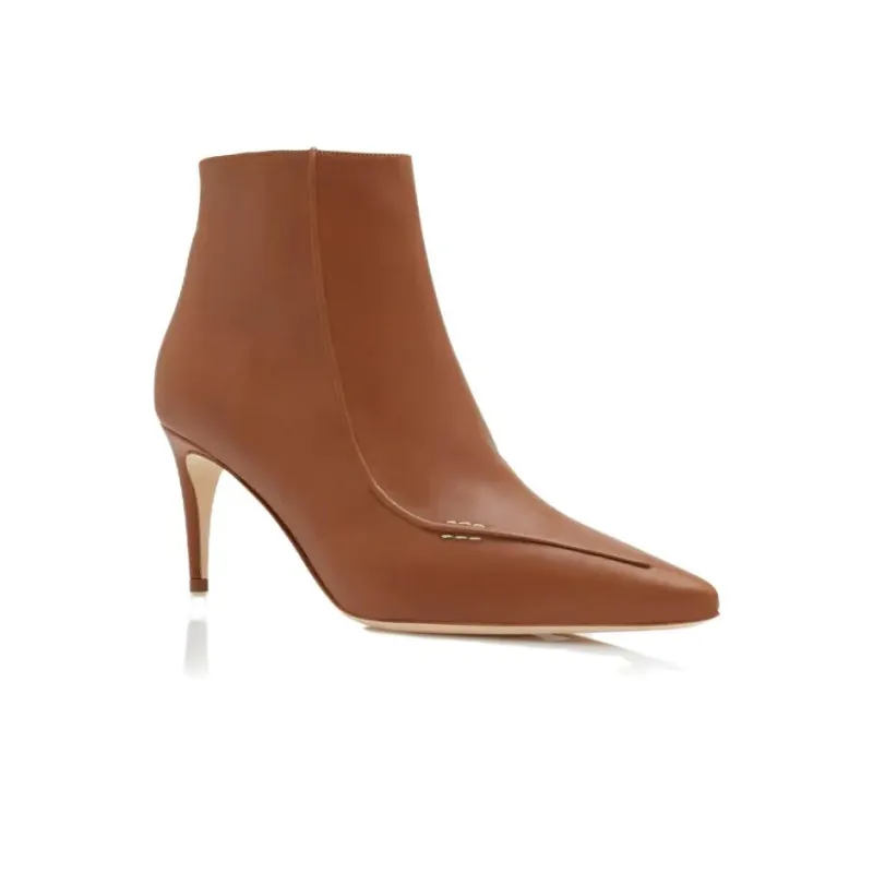 MANOLO BLAHNIK Merasa High Heels 7cm Women's Brown-2
