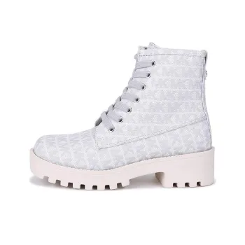 MICHAEL KORS Ankle Boots Women's Light Gray White