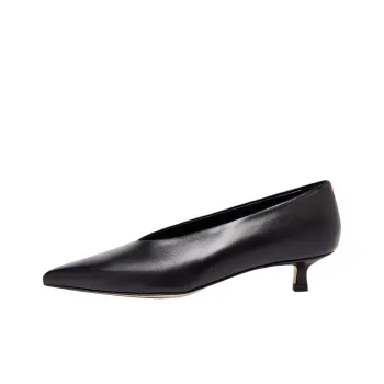 Aeyde Clara Pointed-toe Leather Pumps