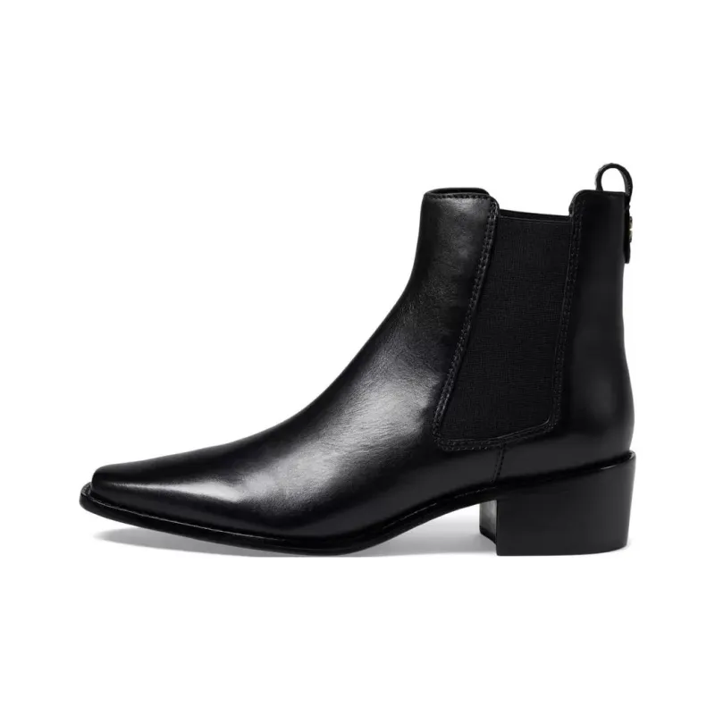 TORY BURCH 40mm Pull-on Leather Ankle Boots-0