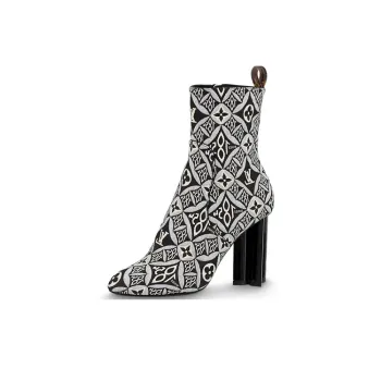 LOUIS VUITTON Silhouette Heelas 'Black Sophisticated Monogram' Women's