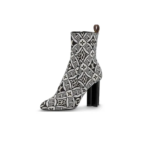 LOUIS VUITTON Silhouette Heelas 'Black Sophisticated Monogram' Women's