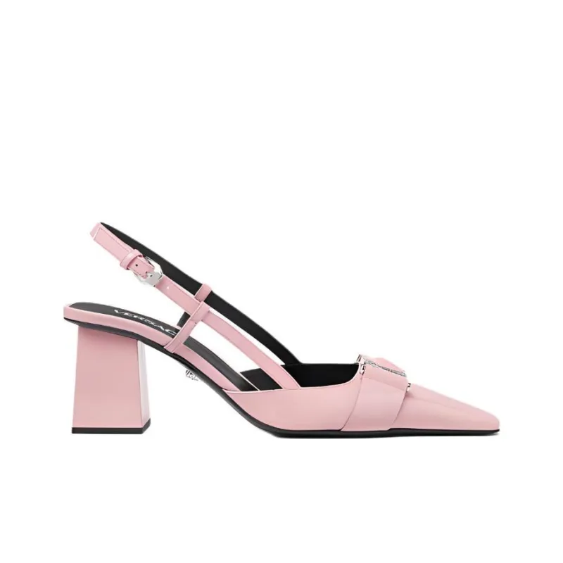 VERSACE Medusa Buckle 70mm Leather Pumps-1