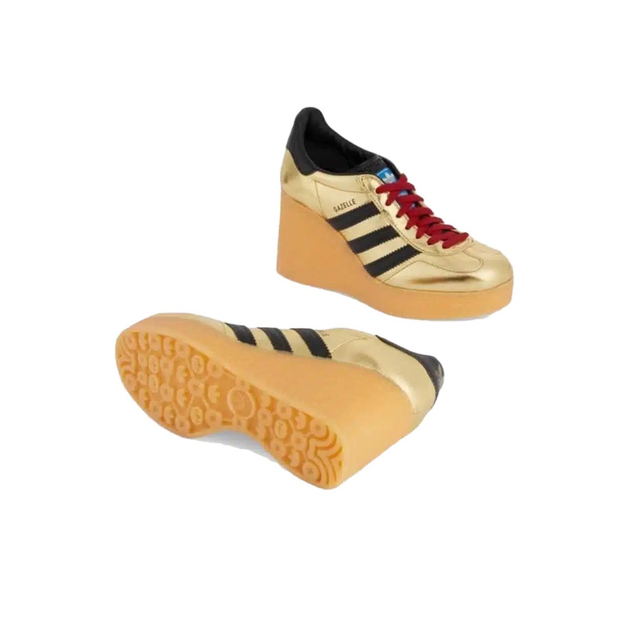 Adidas Originals X GUCCI High Heels Women's Low-Top Gold