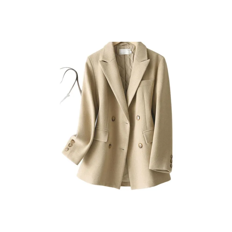 IHIMI Business Suit Women's Light Yellow-1