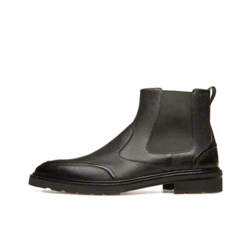 BALLY Short Chelsea Boots Men's Black