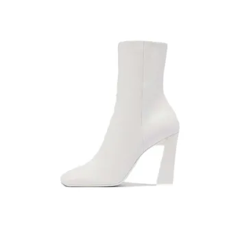 AMINA MUADDI Ankle Boots 9.5cm Women's White