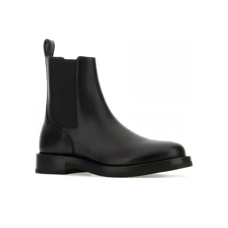 Valentino Round Toe Ankle Boots-3