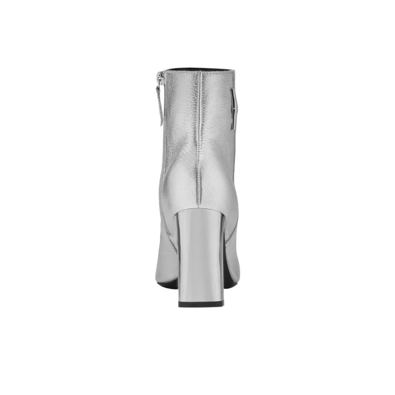 LONGCHAMP Ankle Boots Women's Silver-3