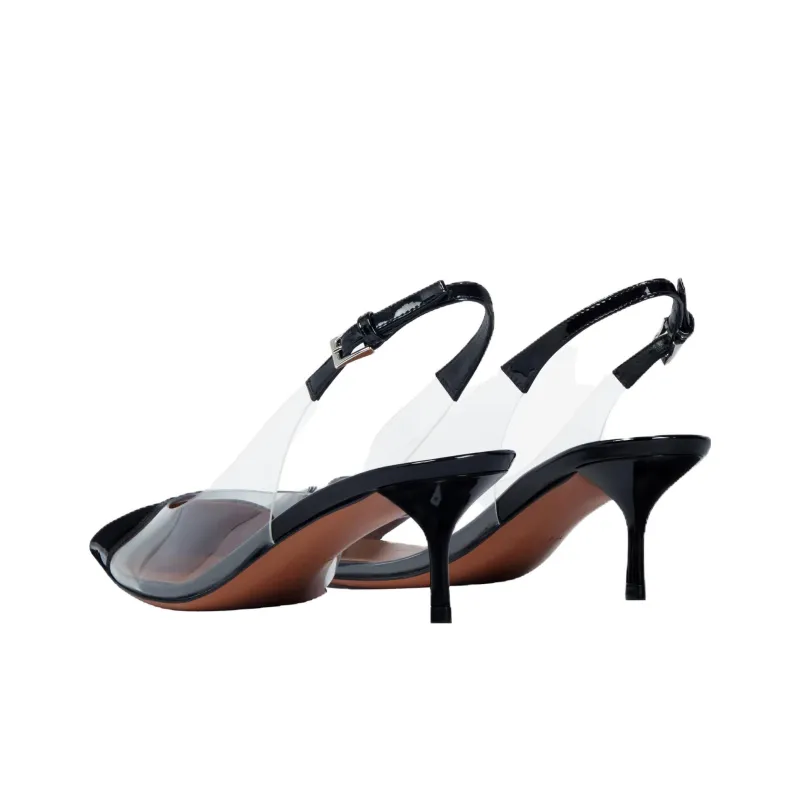 Alaïa 55mm Pointed Leather Pumps-2