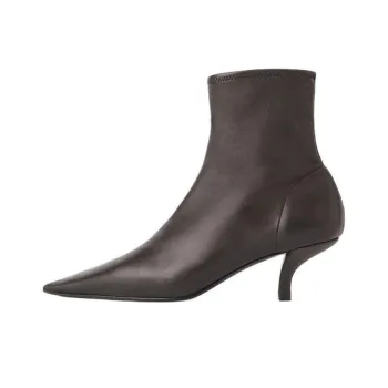 TOTEME Ankle Boots 5.5cm Women's Tree Bark Brown