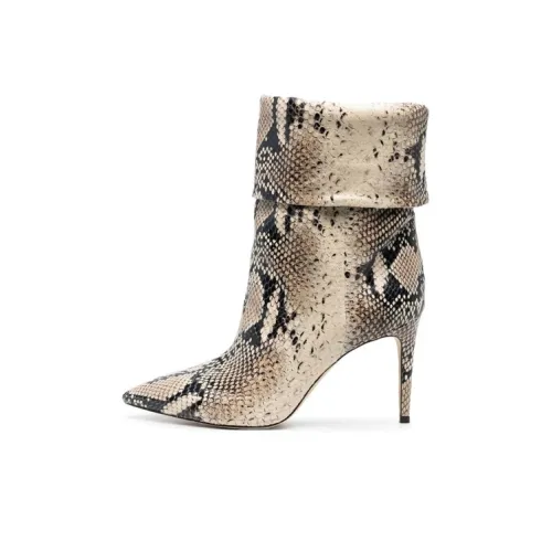 Paris Texas Ankle Boots 8.5cm Women's Beige Black