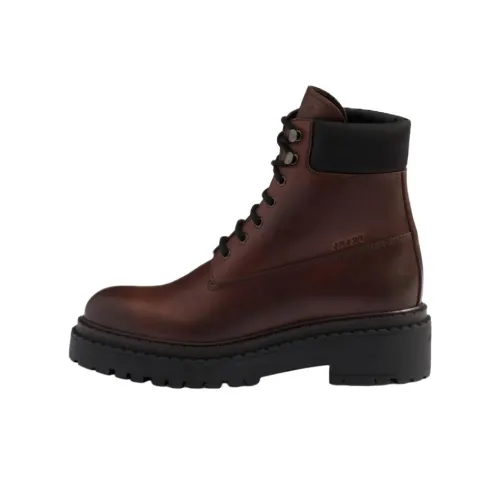 PRADA Ankle Boots Women's Brown
