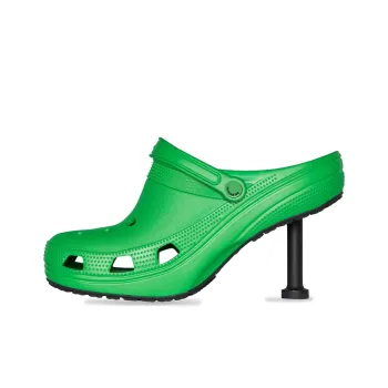 Balenciaga X Crocs Madame 80MM Green Women's