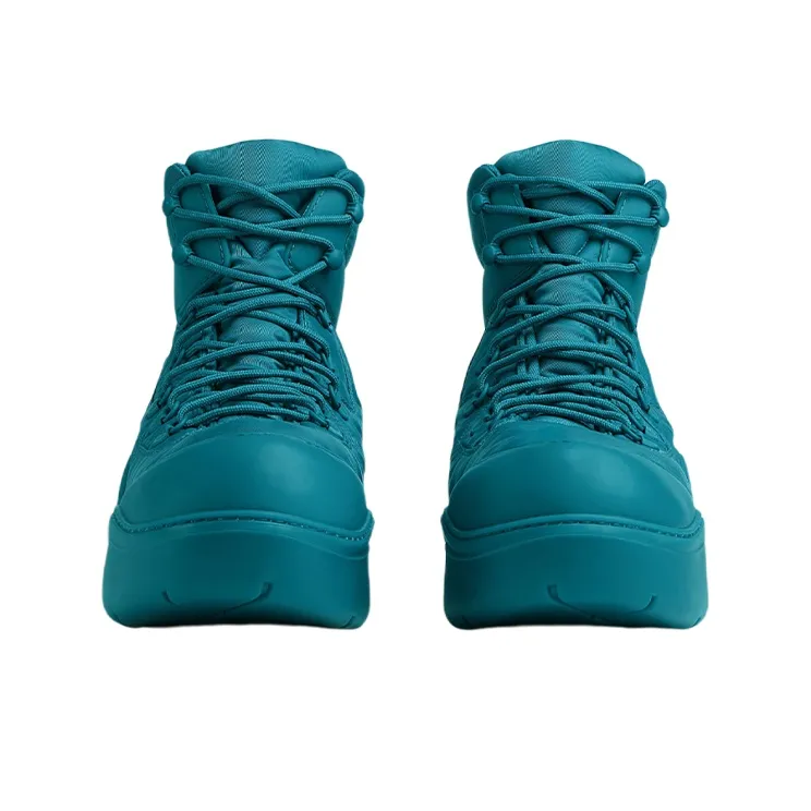 Bottega Veneta Puddle Bomber Ankle Boot Teal-1