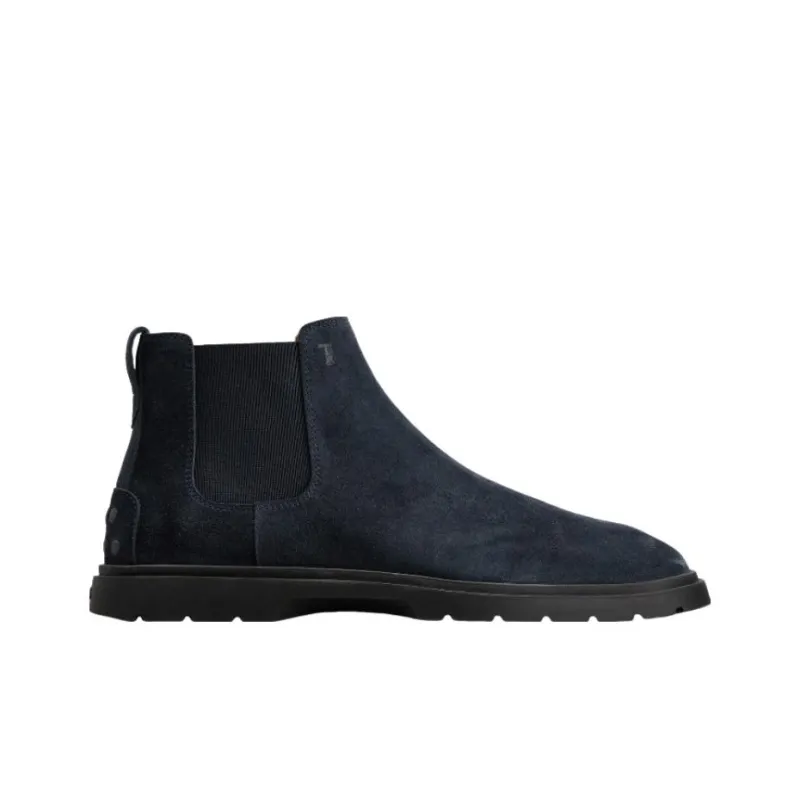TOD'S Tronchetto Round Toe Boots-1