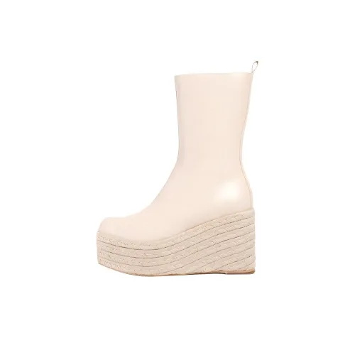 Paloma Barceló FLORA Ankle Boots 9cm Women's Beige