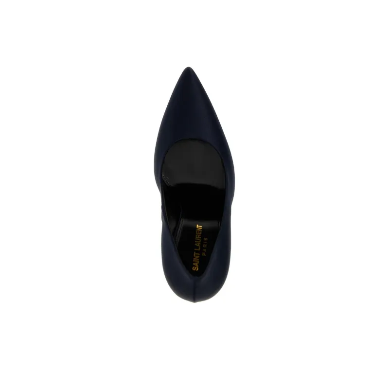 SAINT LAURENT Monceau 110mm Satin Pumps-4